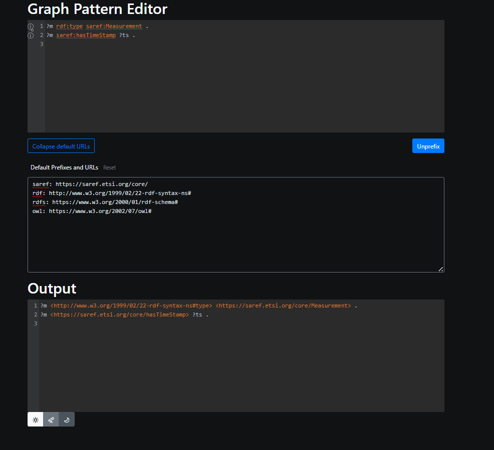 The Graph Pattern Editor developed by Universität Kassel.